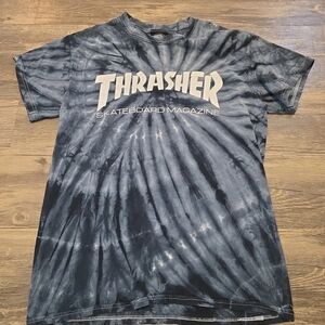 Thrasher Tie-Dye Men's Shirt - Blue